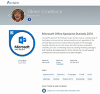 Microsoft Outlook 2016 Specialist Certification